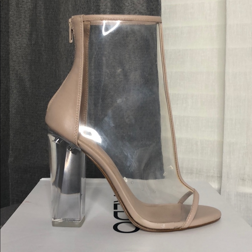 Clear booties